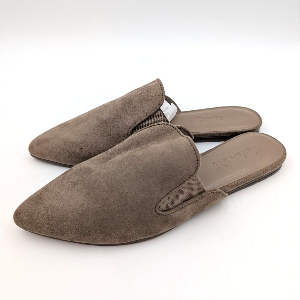 Splendid Taupe Slip-On Mules